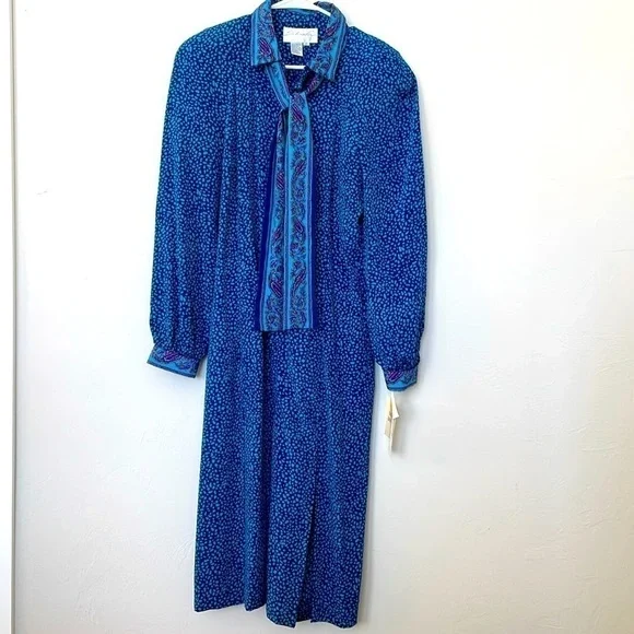 Vintage Schrader Long Sleeved Dress - Picture 1 of 6